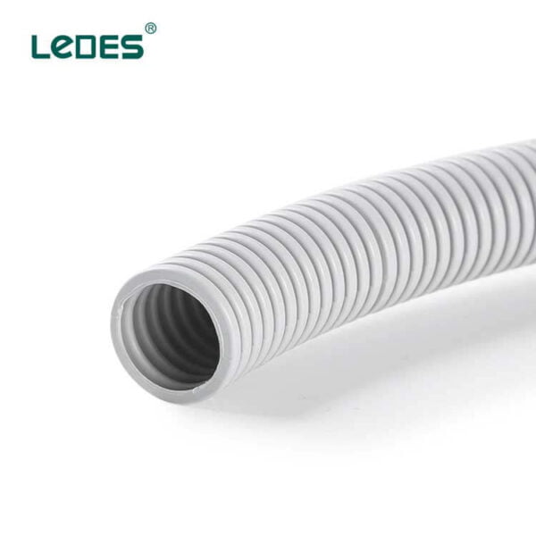 Ledes Flexible Pvc Pipe Electrical Solar Corrugated Conduit