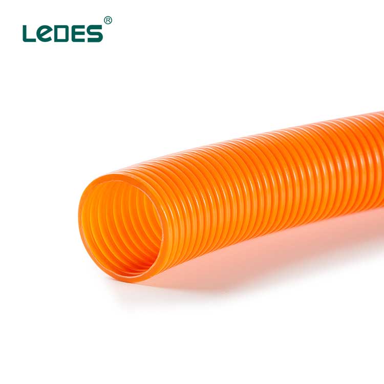 Ledes Solar Pv Corrugated Flexible Conduit Electrical Pvc Pipe Orange Ledes Solar Pv Corrugated Flexible Conduit Electrical Pvc Pipe Orange