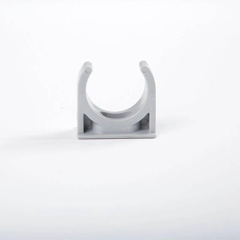 Abrazaderas de plástico Ledes para tuberías, clips de PVC para conductos eléctricos, color gris Abrazaderas de plástico Ledes para tuberías, clips de PVC para conductos eléctricos, color gris