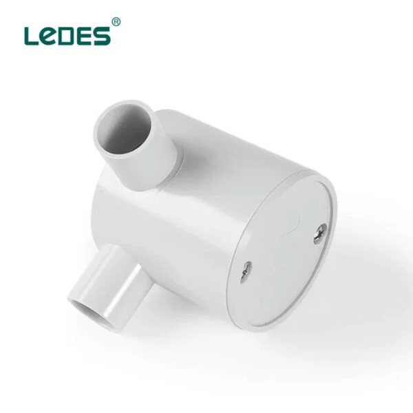 Ledes J Boxes 塑料太阳能电气接线盒 2 路 灰色