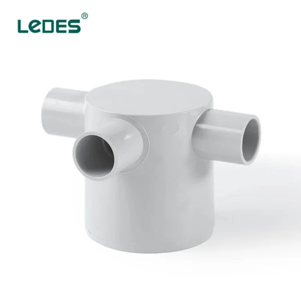 Caja de conexiones de PVC con certificación Iec Asnzs En para energía solar, accesorios para conductos, marca, fabricante, fábrica, proveedor, distribuidor mayorista, precio al por mayor para la venta, Australia, Nueva Zelanda, Perú, Chile, Hong Kong, Brasil, Singapur, Malta