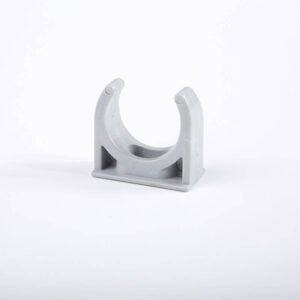 Ledes LSZH Pince électrique Clips de conduit en plastique - Gris