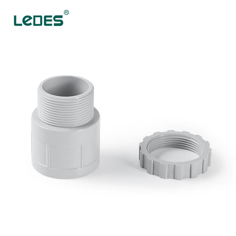 Adaptador macho Lszh Ledes con tuerca de seguridad Accesorios eléctricos Adaptador macho Lszh Ledes con tuerca de seguridad Accesorios eléctricos
