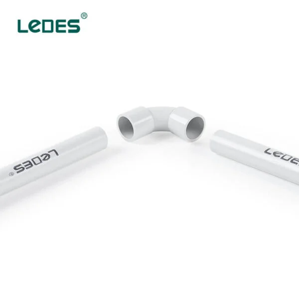 Ledes Iec and Asnzs Certified Electrical Conduit Bend 45 90 Degree Pipe Accessories Manufacturer Brand Factory Supplier Wholesaler Price List