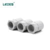 Ledes Lszh Adaptor with Lock Nut Conduit Accessories - Grey