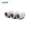 Ledes Lszh Adaptor with Lock Nut Conduit Accessories - Grey