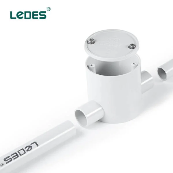 Ledes Solar Panel Junction Box Lszh Conduit Fittings Brand Supplier Factory Manufacturer Distributors Bulk Price