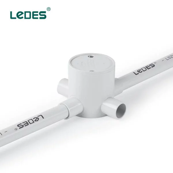 Ledes Iec & Asnzs Certified Lszh Junction Box 4 Way Pipe Fittings Manufacturers Brand Factory Supplier Wholesaler Price