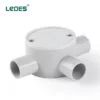Ledes Iec Certified Lshf Junction Box Outdoor 3 Way Shallow