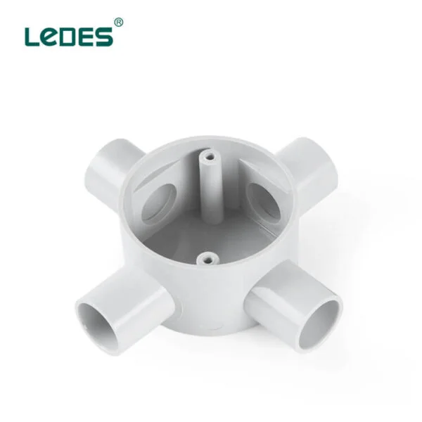 Ledes Outside Electrical Box Pvc Conduit Fittings Manufacturers Brand Factory Supplier Bulk Wholesale Price