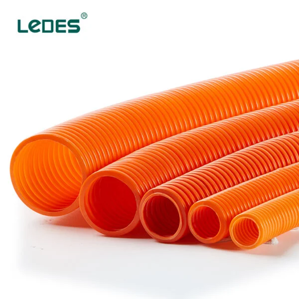 Ledes Annzs Iec En Certified Heavy Duty Conduit Corrugated Plastic Tubing Manufacturer Brand Factory Supplier Wholesale Distributor Bulk Price for Sale New Zealand Peru Chile Sri Lanka Australian Columbia Spain Uk Singapore Hongkong Brazil Korea Malta