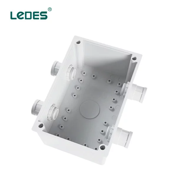 Ledes Asnzs En Iec 인증 PVC 적응형 박스 전기 피팅 제조업체 브랜드 공장 공급업체 도매 유통업체 대량 판매 가격 호주 뉴질랜드 페루 칠레 스리랑카 스페인 콜롬비아 영국 싱가포르 홍콩 브라질 온두라스 한국 몰타