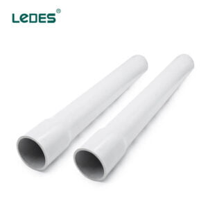 Tuyau souterrain de conduit électrique en PVC rigide de type Ledes EB