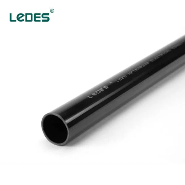 Ledes Halogenfreies Conduit LSZH Elektrisches Rohr Schwarz