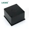 Ledes Black Adaptable Box Electrical Junction Box Waterproof Outdoor for Ceiling Light & Wire