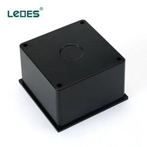 Ledes Black Adaptable Box Electrical Junction Box Waterproof Outdoor for Ceiling Light & Wire