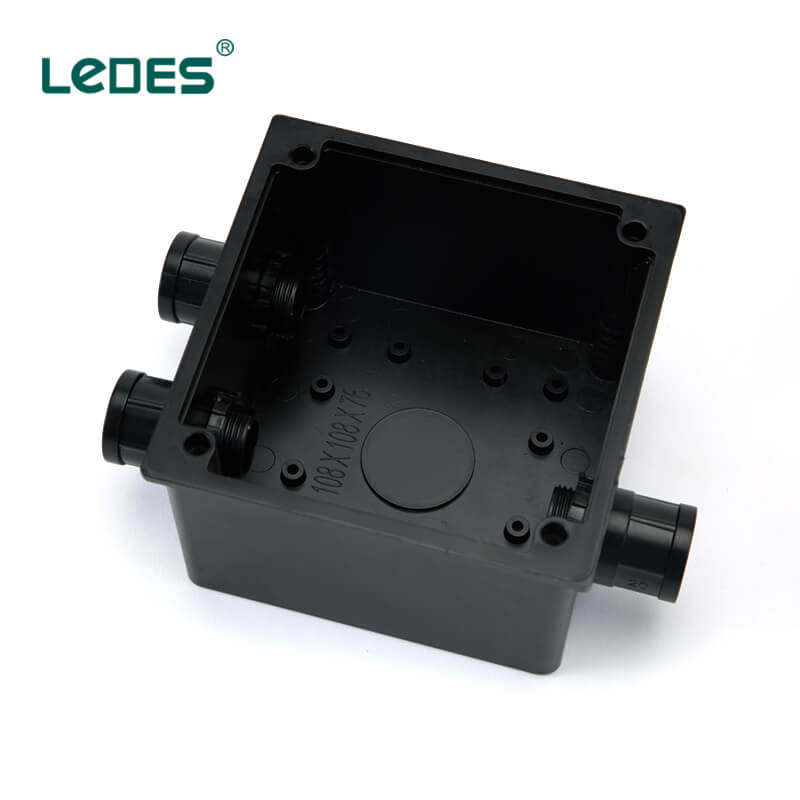 Ledes Boîte adaptable noire pour conduits électriques, raccords de tuyauterie, fabricant, grossiste et distributeur, liste de prix Ledes Boîte adaptable noire pour conduits électriques, raccords de tuyauterie, fabricant, grossiste et distributeur, liste de prix