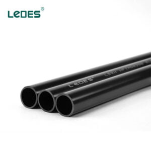 Ledes Electrical PVC Pipe Rigid Plastic Wire Conduit - Black