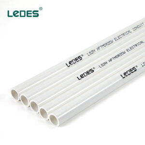 Ledes Communications Conduit PVC Electrical Pipe - White