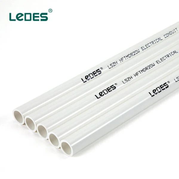 Ledes Communications Conduit Pvc Electrical Pipe - White