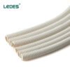 Ledes Corrugated Flexible Conduit Plastic Pp Pe Pc Abs Non Metallic Ent Conduit White Color Factory Manufacturer