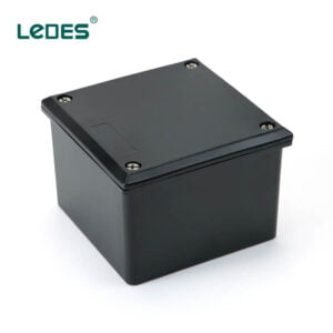 Cajas Eléctricas Caja Adaptable Negra Certificada ASNZS Ledes