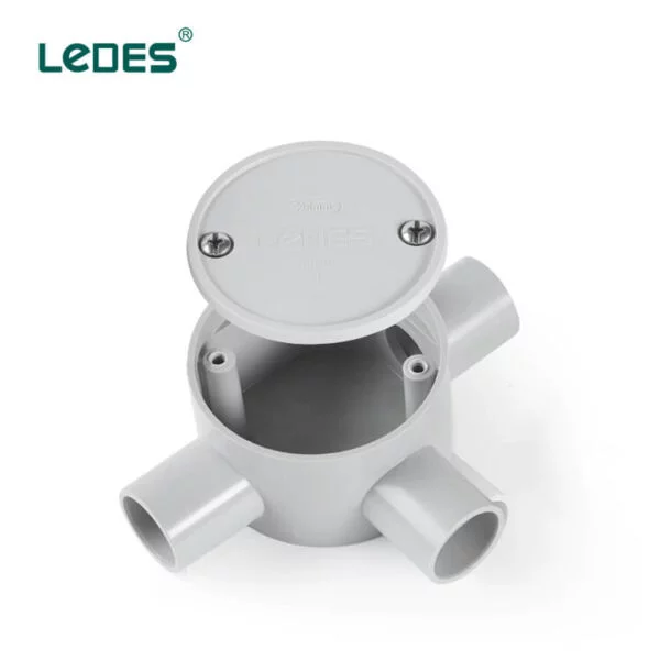 Ledes 3 Way Junction Box Gery Electrical Fittings Manufacturer Brand Factory Supplier Electrical Fittings Manufacturer Wholesale Distributor Bulk Price for Sale Australia New Zealand Peru Chile Sri Lanka Columbia Spain Uk Singapore Hongkong Brazil Korea Malta