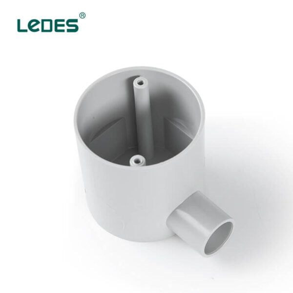Ledes Lighting Junction Box Cajas eléctricas de plástico de 1 vía