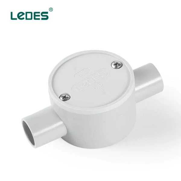 Ledes 2 Way Junction Box Iec En Asnzs Iso Certified Electrical Fitting Manufacturer Brand Factory Supplier Wholesale Distributors Bulk Price for Sale Australia New Zealand Peru Chile Sri Lanka Spain Columbia Singapore Brazil Hongkong Korea