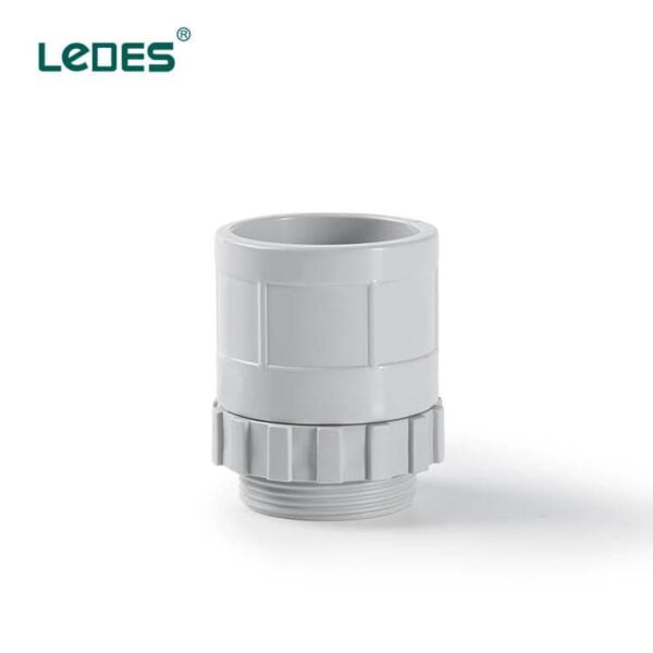Adaptador de caja de conexiones de PVC Ledes Conectores de conductos eléctricos
