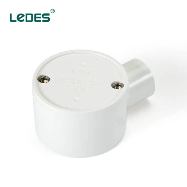 Ledes J Box Electrical Pvc Junction Boxes Outdoor - White