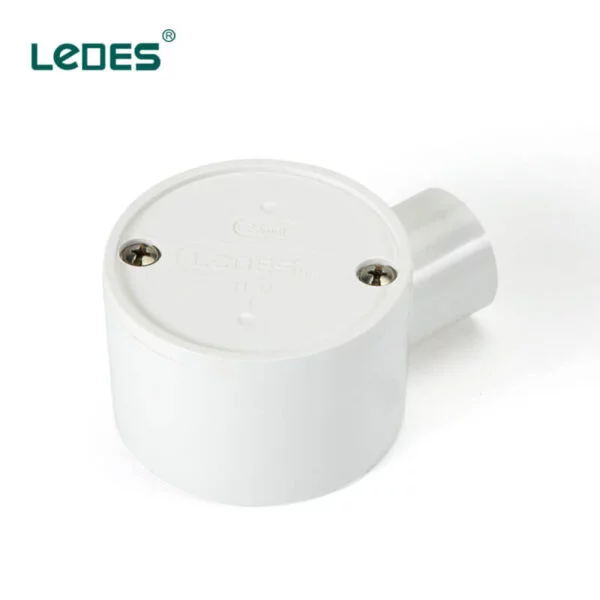 Ledes J Box Electrical Pvc Junction Boxes Outdoor - White
