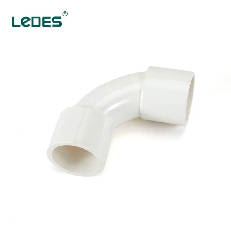 Coude de conduit électrique en PVC Ledes - Accessoires pour tuyaux électriques - Blanc Coude de conduit électrique en PVC Ledes - Accessoires pour tuyaux électriques - Blanc