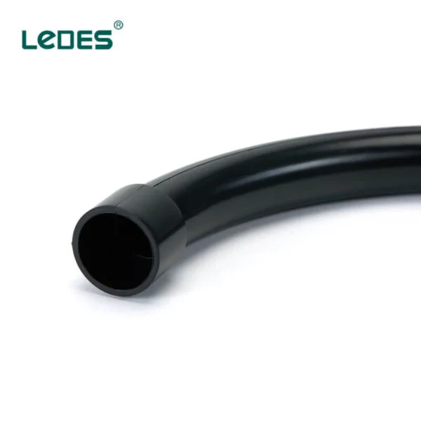 Ledes Lszh Electrical Conduit Bend Black Plastic Conduit Fittings Manufacturer Wholesale Distributors in Peru New Zealand Singapore Australian Samoa Korea Malta Singapore