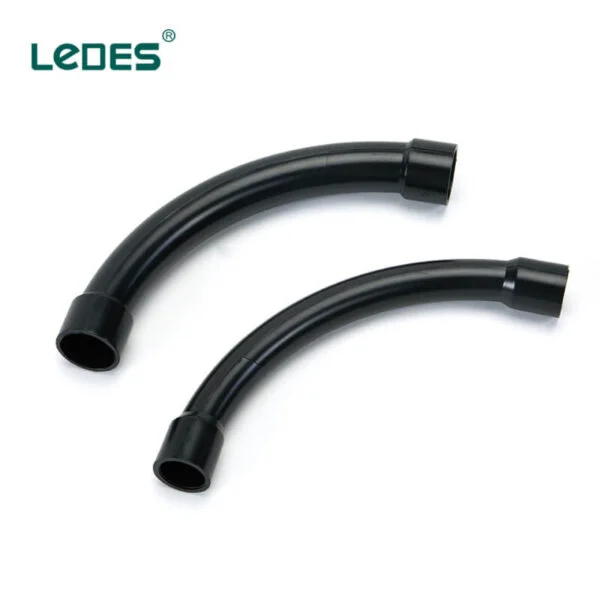 Ledes Electrical Conduit Bend Lszh 45 Degree Fitting - Black