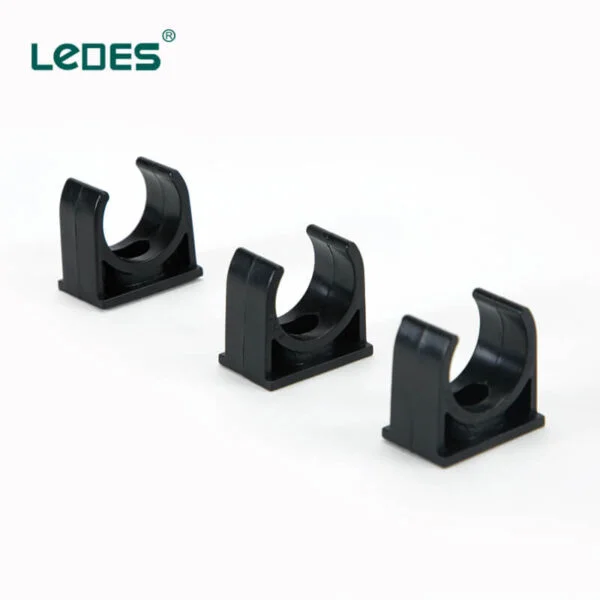 Collier de serrage pour conduit électrique Ledes LSZH - Noir