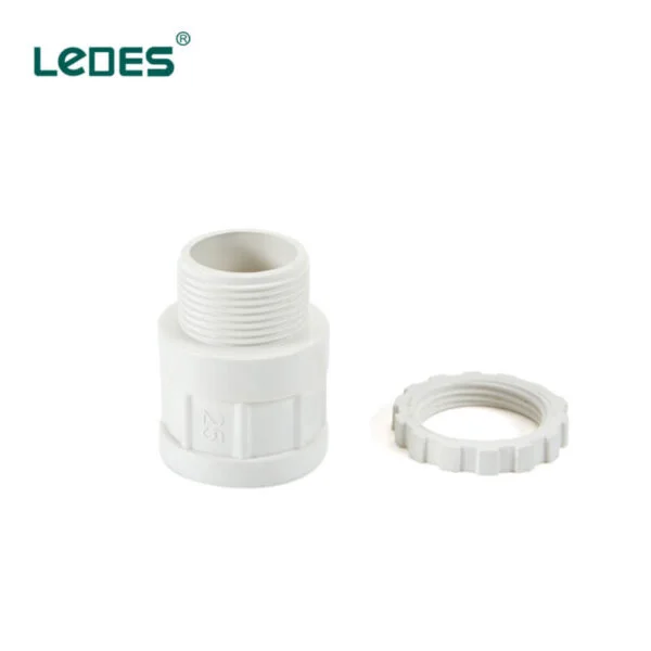 Adaptador de conducto Ledes Lszh Accesorios eléctricos Fabricante Catálogo Marca Proveedor Distribuidor mayorista Precio Australia Nueva Zelanda Perú Chile Colombia Singapur Brasil