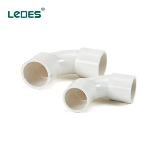 Ledes Conduit Elbow LSOH Connecteurs de tuyaux électriques Blanc