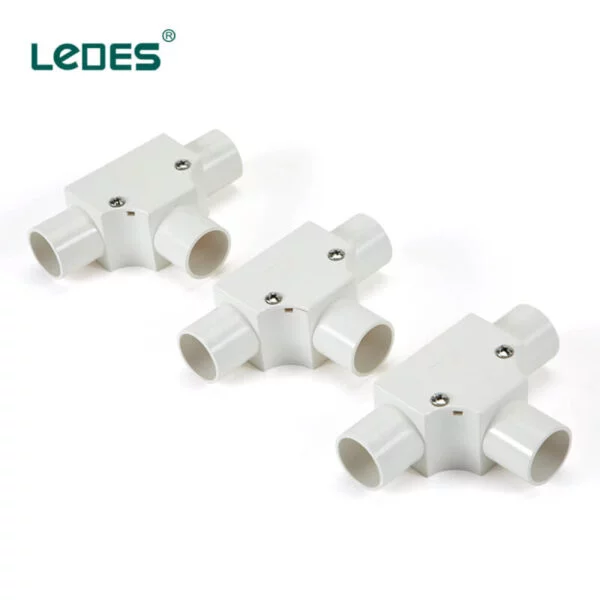 Ledes Asnzs Iec 인증 전선관 부속품 티 공장 공급업체 가격 전선관 제조업체 공급업체 호주 뉴질랜드 페루 칠레 스리랑카 스페인 콜롬비아 영국 싱가포르 브라질 몰타