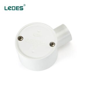 Caixa de junção redonda de plástico Ledes LSZH para luminária de teto IP65