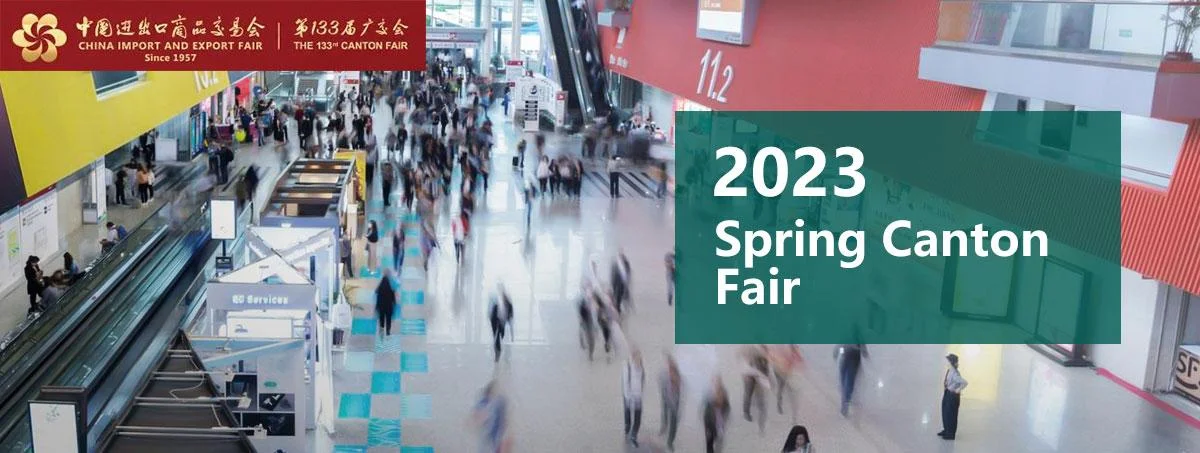 Ledes 2023 Spring Canton Fair mostra banner de outubro