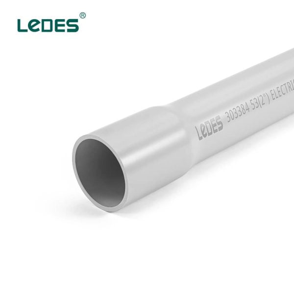 Ledes Db2 Rigid Pvc Electrical Conduit Pipe Underground Plastic Direct Burial Conduits for Cable Wiring - Gery
