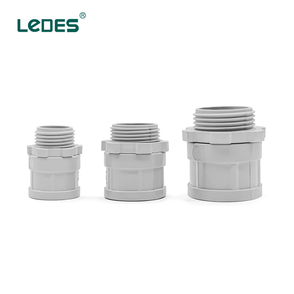 Ledes Male Terminal PVC Conduit Adapters for Sch 40 Pipe