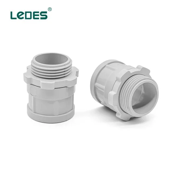 Adaptateurs de conduits en PVC à borne mâle Ledes pour tuyaux de conduits électriques Schedule 40 80 Fabricant Distributeur en gros