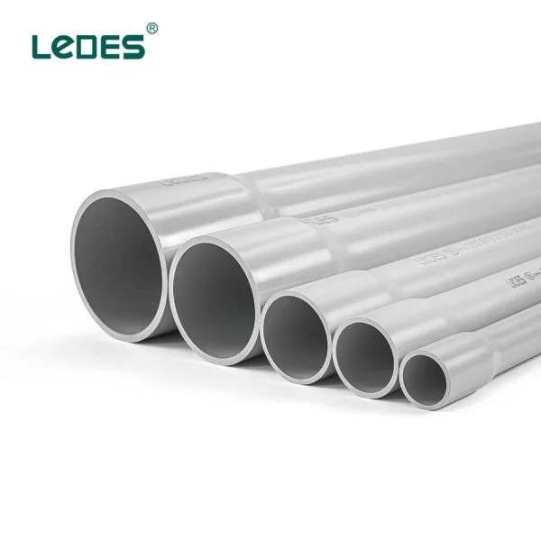 Proveedor de fábrica de conductos de PVC de marca Ledes con certificación UL Sch 40