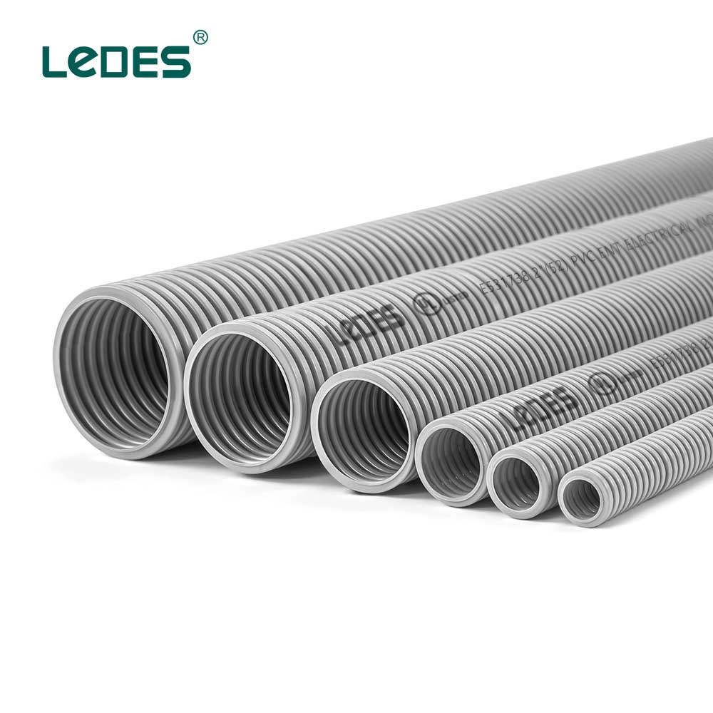 Fabricante de tubos de plástico flexibles para conductos subterráneos Ledes Electrical Nonmetallic Ent Tubos de ent. no metálicos eléctricos Ledes Cable de plástico flexible Conducto subterráneo Tubo Gary