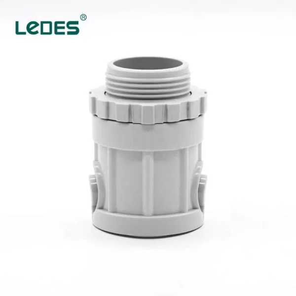 Ledes Junction Box Connectors Outdoor Pvc Electrical Conduit Fittings - Grey (1)