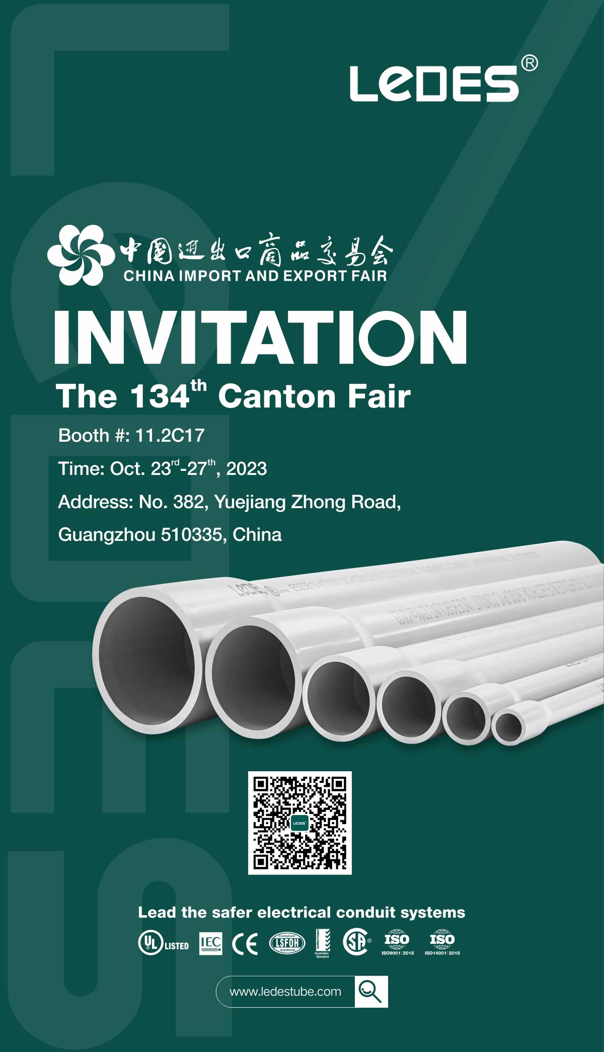 Make Friends with the World and Benefit the World- Ledes with the 134th Canton Fair (2)
