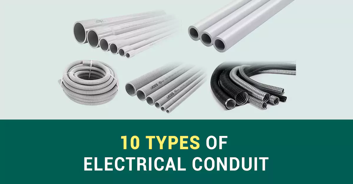 10 tipos de conduítes elétricos: escolhendo a solução certa para suas necessidades de fiação