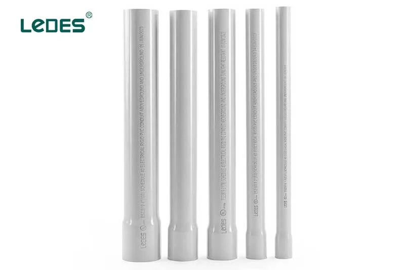 Ledes Schedule 40 Pvc Electrical Conduit Pipe Ul Listed Sch 40 Tube Manufacturer - Ledes - the Leading Electrical Conduit Pipe & Fitting Supplier in China - Ledes - the Leading Electrical Conduit Pipe & Fitting Supplier in China Tubos de conducto eléctrico de PVC Ledes Schedule 40, listados por UL, fabricante de tubos Sch 40